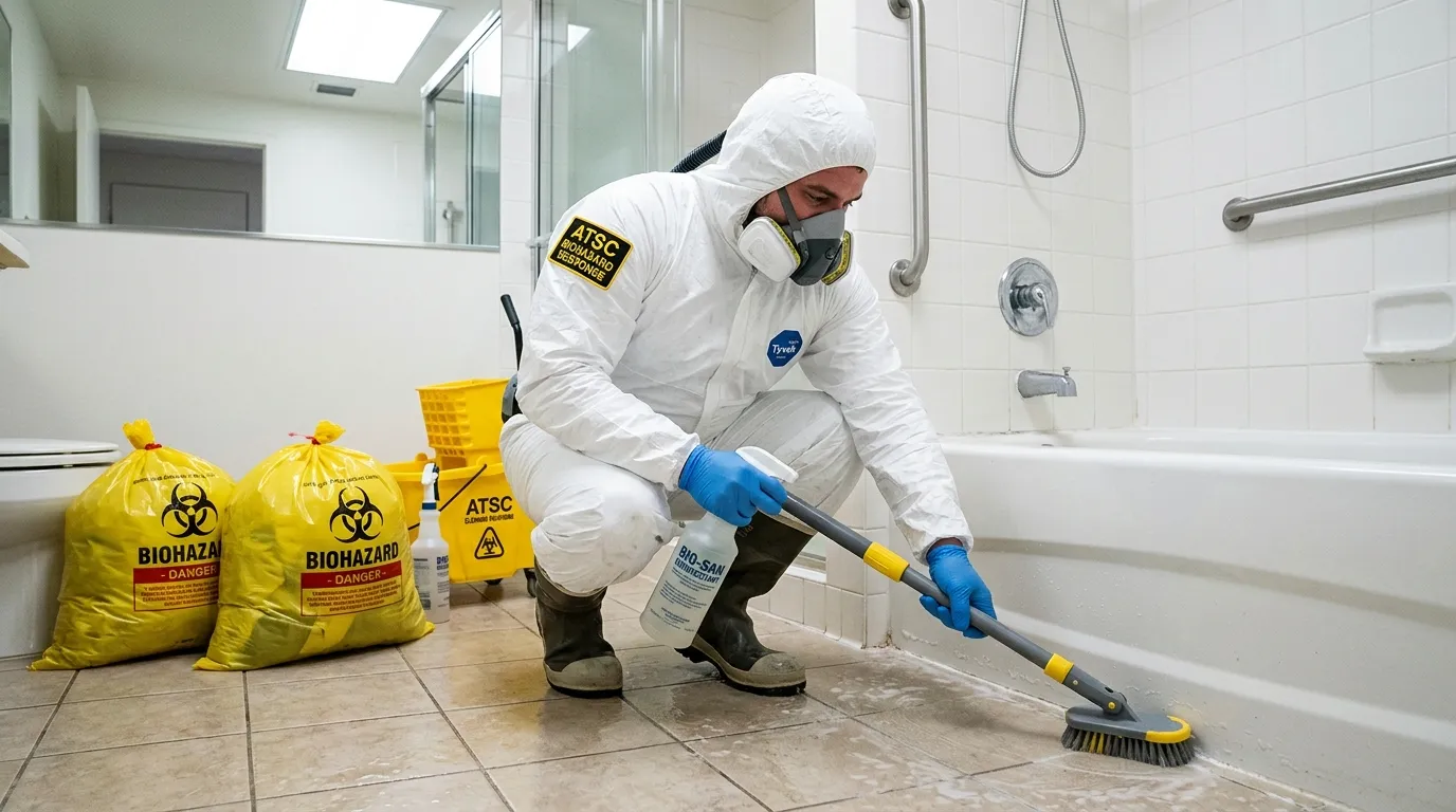 Decontamination equipment deployed for Blood Cleanup in Riverton